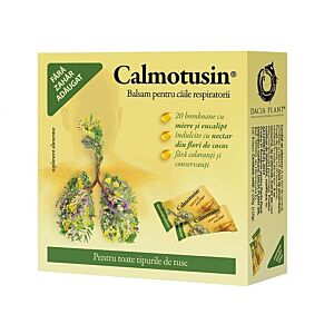 Calmotusin cu miere si eucalipt 20 cpr Dacia Plant