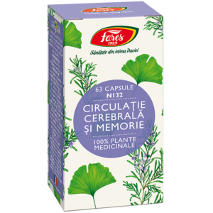 Circulație cerebrală și memorie, N132, 63 capsule