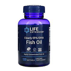 Clearly EPA/DHA Fish Oil 120 capsule - Life Extension