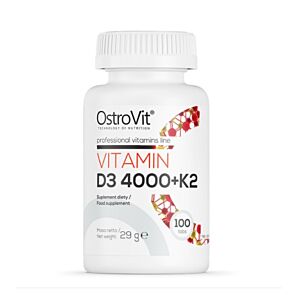 Vitamin D3 4000 + K2 100 tablete - Ostrovit