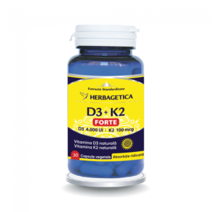 D3+K2 Forte Herbagetica 30 Capsule