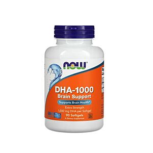 DHA-1000 Brain Support Extra Strength 1000mg 90 Softgels - NOW Foods