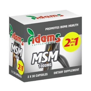 Pachet MSM 1000mg 30cps Adams Vision