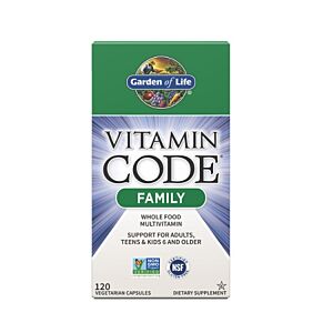 Vitamin Code Family Multivitamin 120 Capsule - Garden Of Life