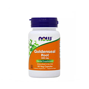 Goldenseal Root 500mg 50 Capsule - NOW Foods