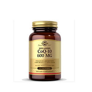 Megasorb CoQ-10 600mg 30 Softgels - Solgar