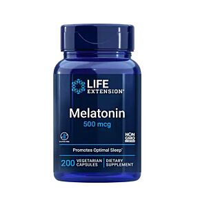 Melatonin 500 mcg 200 capsules - Life Extension