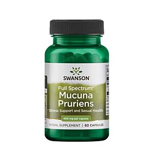 Mucuna Pruriens 400mg Full Spectrum 60 Capsule - Swanson
