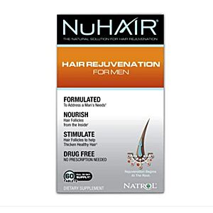 NuHair For Men Impotriva Caderii Parului 60 Tablete - Natrol