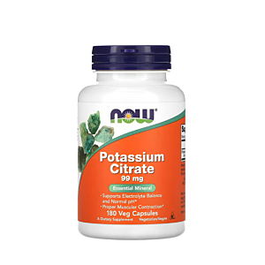 Potassium Citrate 99mg 180 Capsule - NOW Foods
