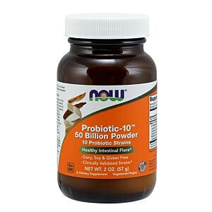 Probiotic-10 50 Billion Powder 57g - NOW Foods