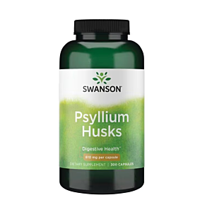 Psyllium Husks 610mg 300 capsule - Swanson