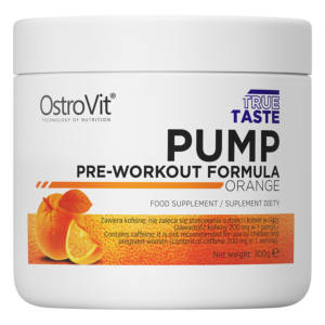PUMP Pre-Workout Formula Orange 300 g - Ostrovit