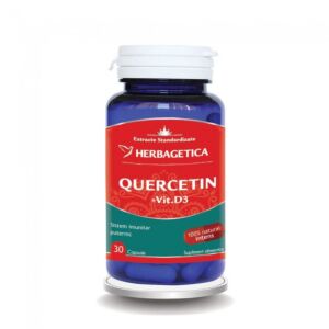 Quercetin cu Vitamina D3,30 capsule