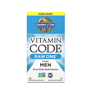 RAW One Once Daily Multivitamin For Men, Vitamin Code 75 Capsule Garden of Life