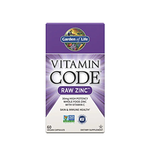 RAW Zinc Vitamin Code 60 Capsule - Garden of Life