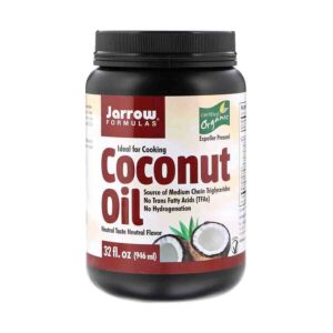 Ulei de Cocos Organic Coconut Oil, Jarrow Formulas, 946ml Secom