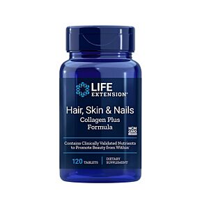 Hair Skin & Nails Collagen Plus Formula 120 Tablete - Life Extension
