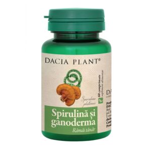 Spirulina si Ganoderma 60cpr Dacia Plant