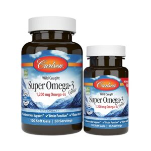 Super Omega-3 Gems Wild Caught 100+30 Capsule - Carlson