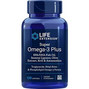 Super Omega-3 Plus, EPA 750 mg, DHA 510 mg 120cps Life Extension