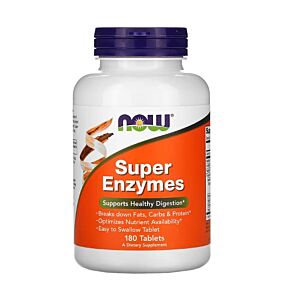 Super Enzymes 180 Tablete - NOW Foods