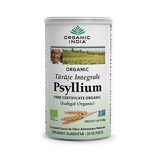 Tarate Integrale de Psyllium, 100% Organic | > 85% Fibre, 100g Organic India