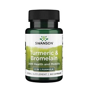 Turmeric & Bromelain 60 capsule - Swanson
