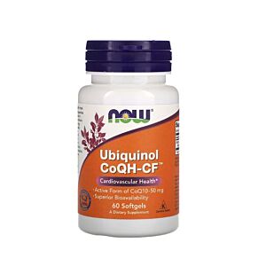 Ubiquinol CoQH-CF 60 Softgels - NOW Foods