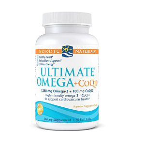 Ultimate Omega + CoQ10 1280mg 60 capsule - Nordic Naturals