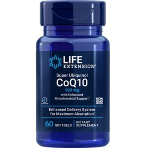 Super Ubiquinol CoQ10 cu Enhanced Mitochondrial Support 100mg 60cps - Life Extension