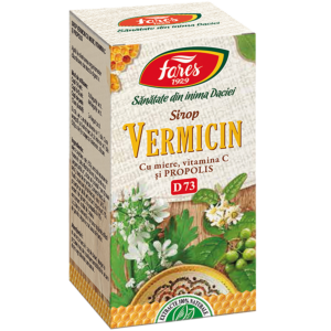 Vermicin cu miere şi propolis, D73, 100 ml sirop
