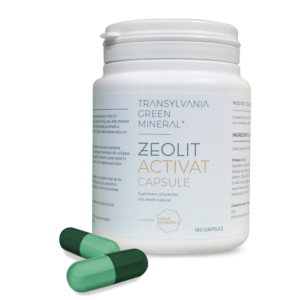 Zeolit Activat 100% pur, 180 capsule Transylvania Green