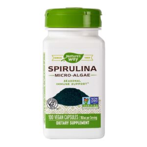 Spirulina Micro-Algae 380mg, 100 capsule Secom