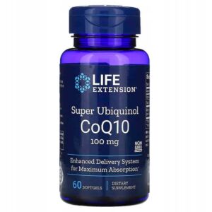Supliment alimentar Super Ubiquinol CoQ10, 100MG Life Extension, 60 Capsule