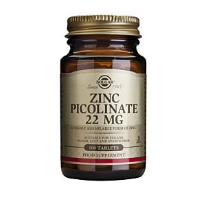 ZIinc picolinate 22mg 100 tablete-Solgar