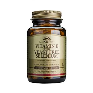 Vitamina E+ Seleniu 50 capsule vegetale-SOLGAR
