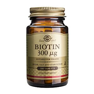 Biotin 300MCG 100 tablete-Solgar