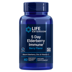 5 Day Elderberry Immune 40 tablete masticabile - Life Extension