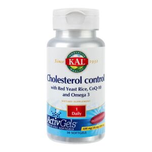 Cholesterol Control with Red Yeast Rice CoQ-10 Omega-3 Secom