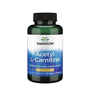 Acetyl L-Carnitine 500mg 100 capsule - Swanson