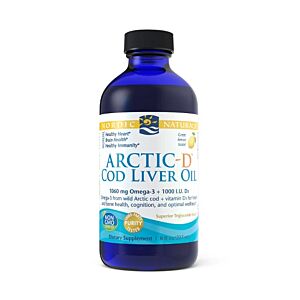 Arctic-D Cod Liver Oil 237ml Lemon - Nordic Naturals