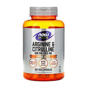 Arginine & Citrulline120 Capsule - NOW Foods