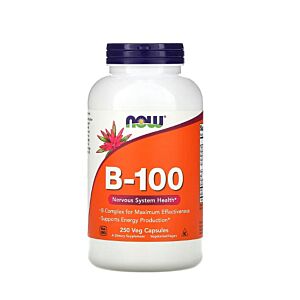 B-100 (Complex Vitamina B) 250 Capsule - NOW Foods