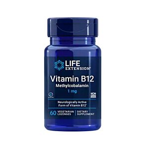 Methylcobalamin1mg Vitamin B12 60 Capsule - Life Extension