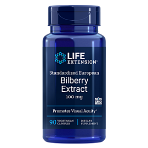 Bilberry Extract 100mg 90 capsule - Life Extension