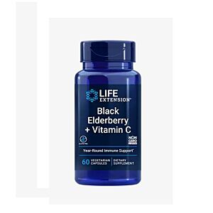 Black Elderberry + Vitamin C 60 Capsule - Life Extension