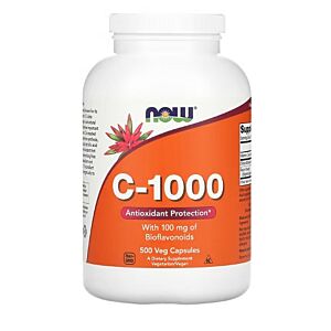 C-1000 with 100mg Bioflavonoids 500 capsule - NOW Foods