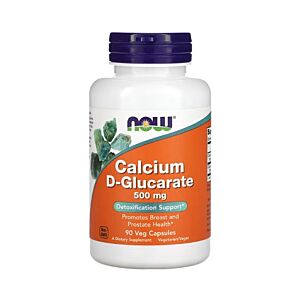 Calcium D-Glucarate 500 mg 90 Capsule - NOW Foods