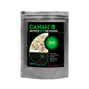 Semințe decorticate de cânepă ECO 1000 g Canah